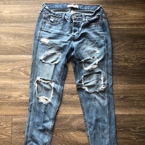 Hollister distressed Jeans, boyfriend style